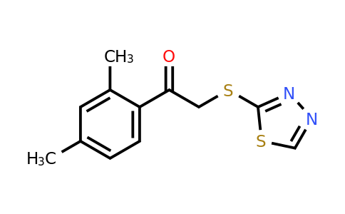 1154733-46-6 | 2-((1,3,4-Thiadiazol-2-yl)thio)-1-(2,4-dimethylphenyl)ethan-1-one