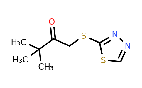 1154733-63-7 | 1-((1,3,4-Thiadiazol-2-yl)thio)-3,3-dimethylbutan-2-one