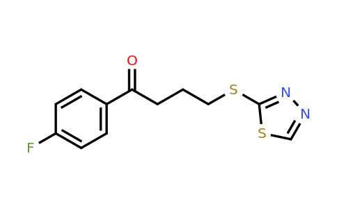 1154733-68-2 | 4-((1,3,4-Thiadiazol-2-yl)thio)-1-(4-fluorophenyl)butan-1-one