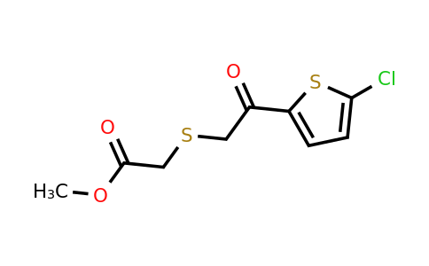 1154733-75-1 | Methyl 2-((2-(5-chlorothiophen-2-yl)-2-oxoethyl)thio)acetate