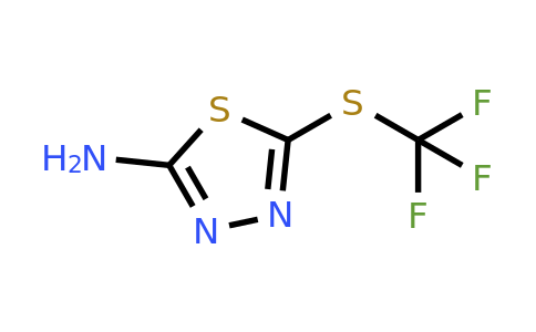 1154962-96-5 | 5-[(trifluoromethyl)sulfanyl]-1,3,4-thiadiazol-2-amine