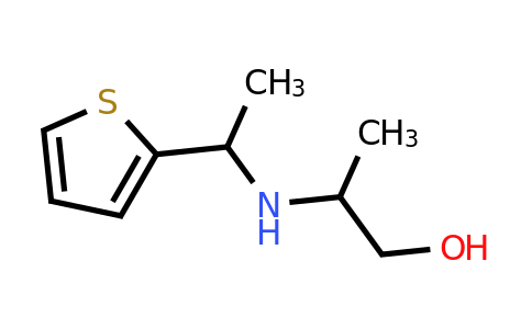 1154987-37-7 | 2-((1-(Thiophen-2-yl)ethyl)amino)propan-1-ol