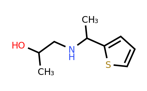 1154997-25-7 | 1-((1-(Thiophen-2-yl)ethyl)amino)propan-2-ol