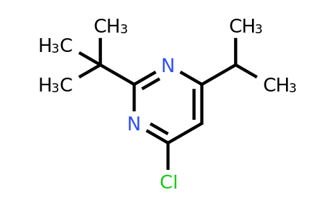 1155152-58-1 | 2-(Tert-butyl)-4-chloro-6-isopropylpyrimidine