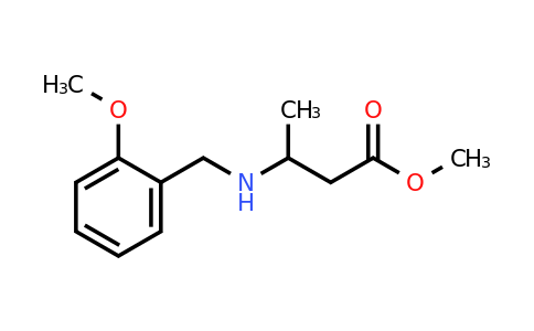 Methyl 3-{[(2-methoxyphenyl)methyl]amino}butanoate