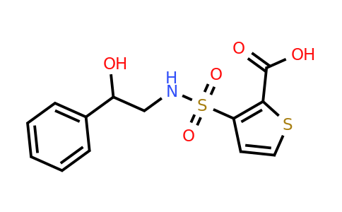 1155165-61-9 | 3-[(2-hydroxy-2-phenylethyl)sulfamoyl]thiophene-2-carboxylic acid