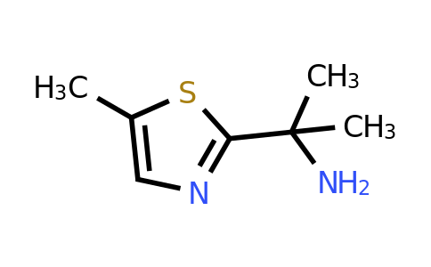 1155530-59-8 | 2-(5-Methyl-1,3-thiazol-2-yl)propan-2-amine