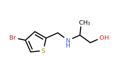 1155567-96-6 | 2-(((4-Bromothiophen-2-yl)methyl)amino)propan-1-ol