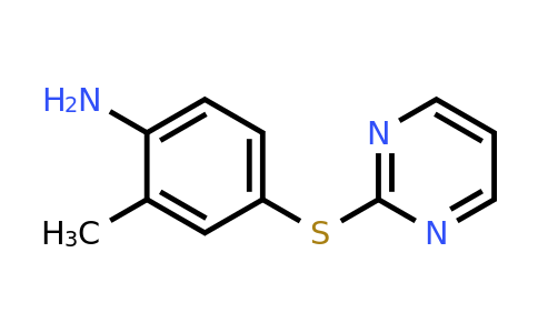 1155909-91-3 | 2-Methyl-4-(pyrimidin-2-ylsulfanyl)aniline