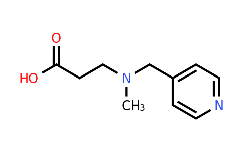 3-{methyl[(pyridin-4-yl)methyl]amino}propanoic acid