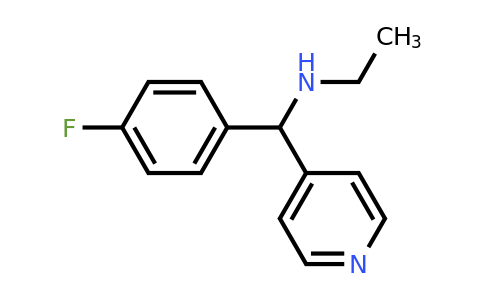 Ethyl[(4-fluorophenyl)(pyridin-4-yl)methyl]amine