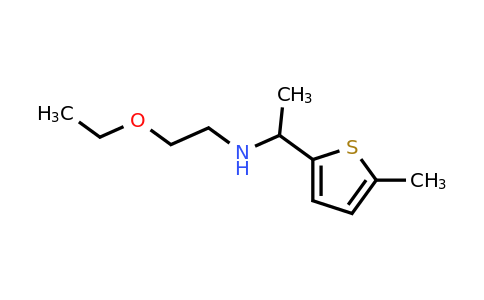 1156242-65-7 | 2-Ethoxy-N-(1-(5-methylthiophen-2-yl)ethyl)ethan-1-amine