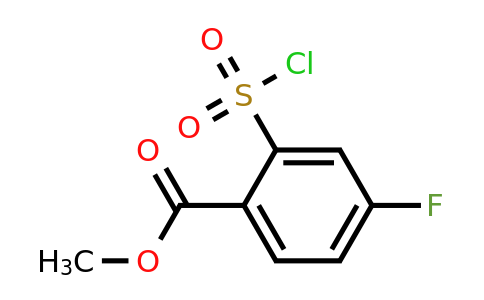 1156254-63-5 | Methyl 2-(chlorosulfonyl)-4-fluorobenzoate