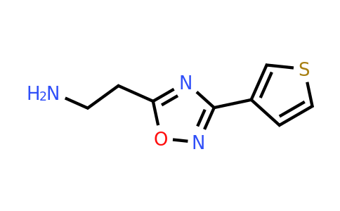 2-(3-(Thiophen-3-yl)-1,2,4-oxadiazol-5-yl)ethan-1-amine