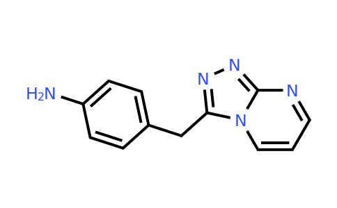 1156664-91-3 | 4-{[1,2,4]triazolo[4,3-a]pyrimidin-3-ylmethyl}aniline