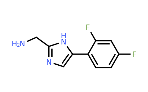 (5-(2,4-difluorophenyl)-1H-imidazol-2-yl)methanamine