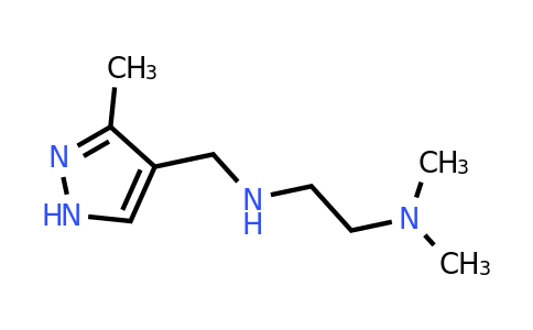 1156718-59-0 | n1,n1-Dimethyl-n2-((3-methyl-1h-pyrazol-4-yl)methyl)ethane-1,2-diamine