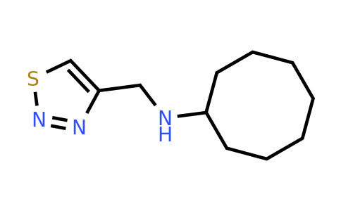 1156893-54-7 | n-((1,2,3-Thiadiazol-4-yl)methyl)cyclooctanamine