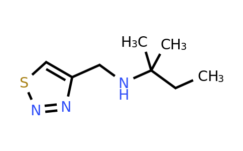 1156893-77-4 | n-((1,2,3-Thiadiazol-4-yl)methyl)-2-methylbutan-2-amine