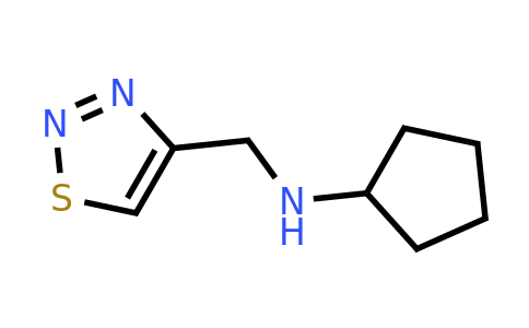 1156894-08-4 | n-((1,2,3-Thiadiazol-4-yl)methyl)cyclopentanamine