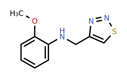 1156895-83-8 | n-((1,2,3-Thiadiazol-4-yl)methyl)-2-methoxyaniline