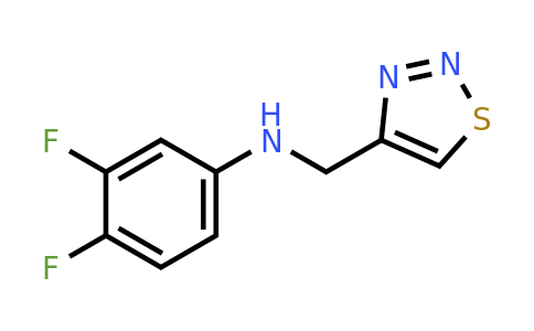 1156896-36-4 | n-((1,2,3-Thiadiazol-4-yl)methyl)-3,4-difluoroaniline