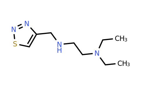 1156896-63-7 | n1-((1,2,3-Thiadiazol-4-yl)methyl)-n2,n2-diethylethane-1,2-diamine