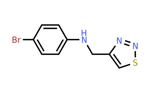 1156897-74-3 | n-((1,2,3-Thiadiazol-4-yl)methyl)-4-bromoaniline