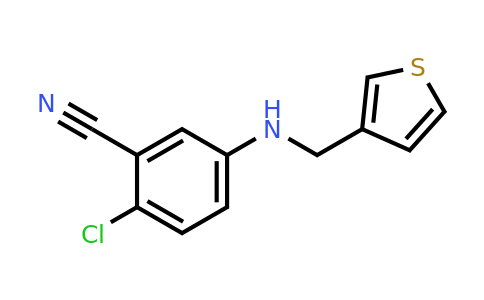 1156960-27-8 | 2-Chloro-5-((thiophen-3-ylmethyl)amino)benzonitrile