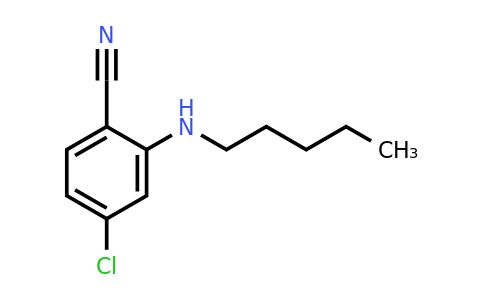 4-Chloro-2-(pentylamino)benzonitrile