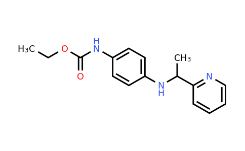 1156971-93-5 | Ethyl n-(4-{[1-(pyridin-2-yl)ethyl]amino}phenyl)carbamate