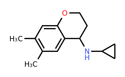 1156987-17-5 | n-Cyclopropyl-6,7-dimethyl-3,4-dihydro-2h-1-benzopyran-4-amine