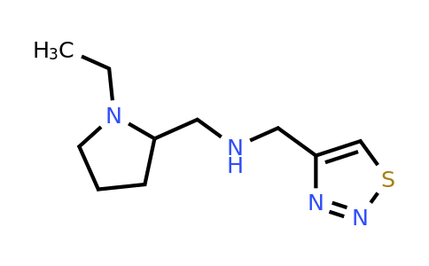 1157056-22-8 | n-((1,2,3-Thiadiazol-4-yl)methyl)-1-(1-ethylpyrrolidin-2-yl)methanamine