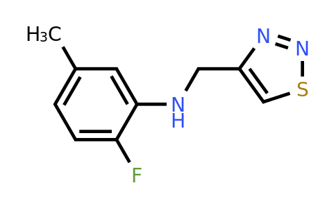 1157063-15-4 | n-((1,2,3-Thiadiazol-4-yl)methyl)-2-fluoro-5-methylaniline