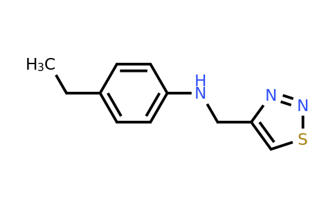 1157063-41-6 | n-((1,2,3-Thiadiazol-4-yl)methyl)-4-ethylaniline