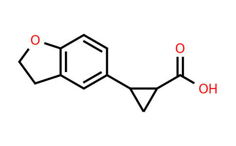 2-(2,3-Dihydrobenzofuran-5-yl)cyclopropane-1-carboxylic acid