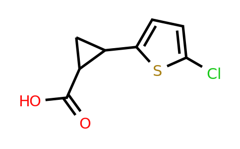 1157139-18-8 | 2-(5-Chlorothiophen-2-yl)cyclopropane-1-carboxylic acid
