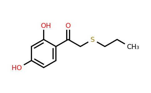 1-(2,4-Dihydroxyphenyl)-2-(propylthio)ethan-1-one