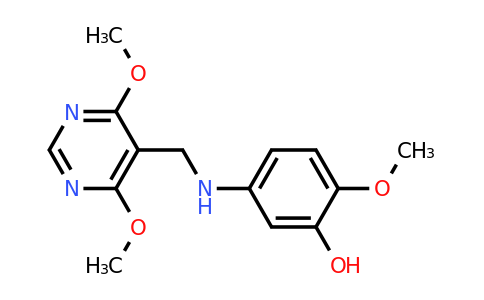 1157656-92-2 | 5-(((4,6-Dimethoxypyrimidin-5-yl)methyl)amino)-2-methoxyphenol