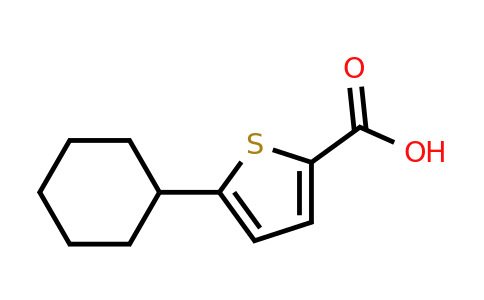 1157723-07-3 | 5-Cyclohexylthiophene-2-carboxylic acid