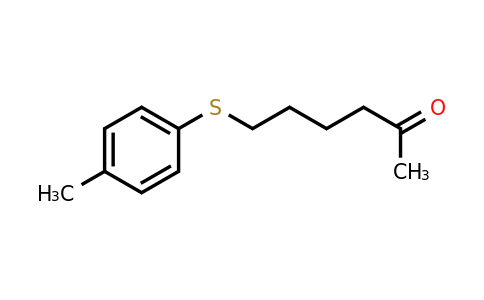 6-(P-tolylthio)hexan-2-one