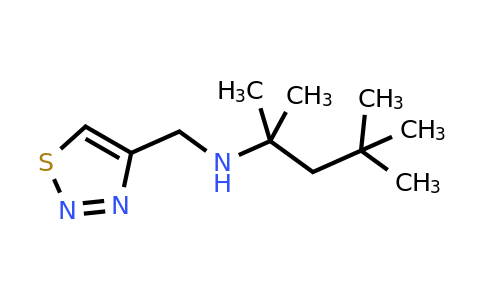 1157983-38-4 | n-((1,2,3-Thiadiazol-4-yl)methyl)-2,4,4-trimethylpentan-2-amine