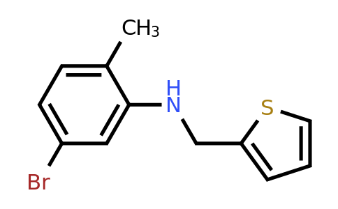 1158003-02-1 | 5-Bromo-2-methyl-N-(thiophen-2-ylmethyl)aniline