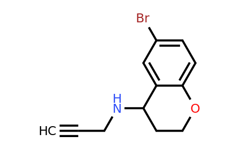 1158063-61-6 | 6-Bromo-N-(prop-2-yn-1-yl)-3,4-dihydro-2h-1-benzopyran-4-amine