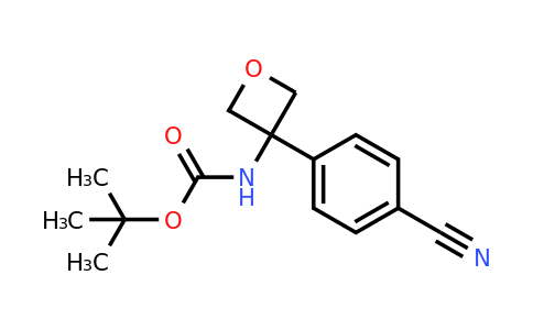 1158098-77-1 | tert-Butyl N-[3-(4-cyanophenyl)oxetan-3-yl]carbamate