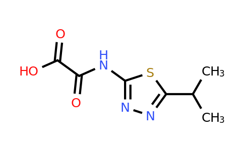 1158206-46-2 | 2-[[5-(1-Methylethyl)-1,3,4-thiadiazol-2-yl]amino]-2-oxoacetic acid