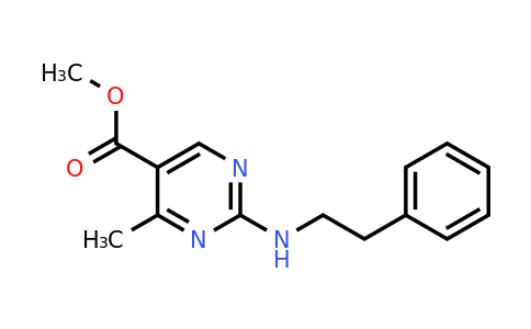 1158256-08-6 | Methyl 4-methyl-2-(phenethylamino)pyrimidine-5-carboxylate