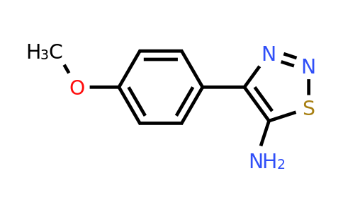 115842-95-0 | 4-(4-Methoxyphenyl)-1,2,3-thiadiazol-5-amine