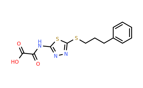 1158451-21-8 | 2-Oxo-2-((5-((3-phenylpropyl)thio)-1,3,4-thiadiazol-2-yl)amino)acetic acid