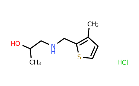 1158503-07-1 | 1-(((3-Methylthiophen-2-yl)methyl)amino)propan-2-ol hydrochloride